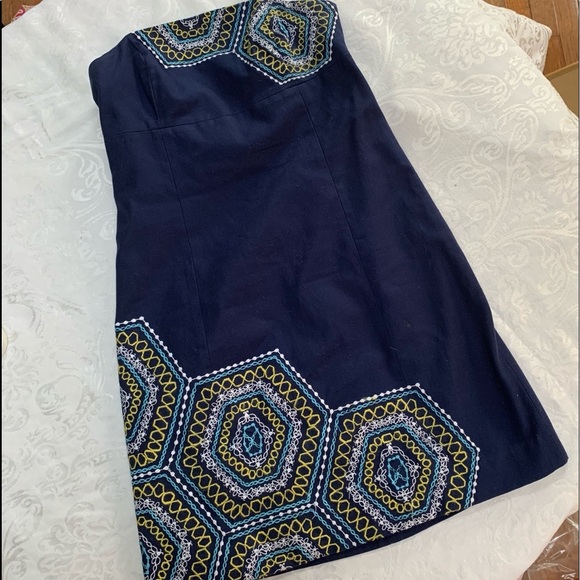 Lilly Pulitzer strapless dress size 2 - Picture 2 of 7